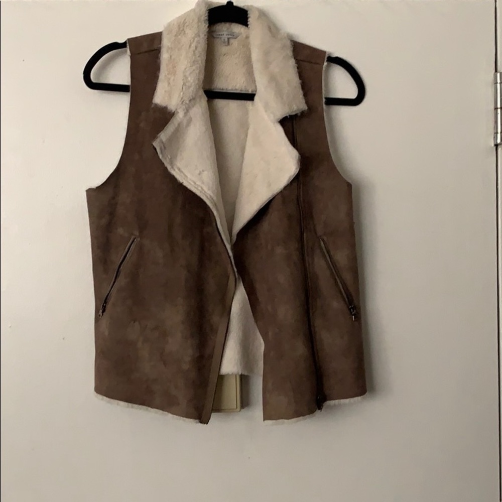 TAN SUEDE VEST
